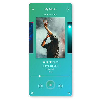 Music Player app branding dailyui dailyuichallenge figma graphic design mobile app u ui