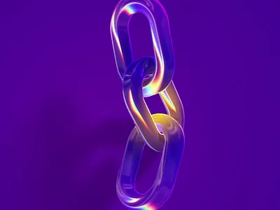 Chain Links animation chain crypto finance glass links loop money onchain padlock prism safety secure security