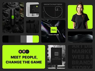 Meet ileks agency animation brand brand design branding branding agency design digital agency graphic design identity ileks logo logo design motion graphics typography ui