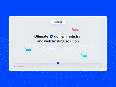 Domain Registrar & Web Hosting Pitch Deck Design deck domain registrar investor deck investor pitch keynote pitch pitch deck platform powerpoint presentation web web hosting