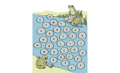 ©Superkid.pl (illustration) education frogs illustration kids