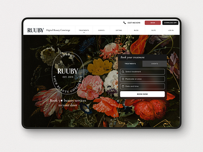 Beauty Services Booking System beauty beauty services booking system branding fashion still life vintage vintage look web website