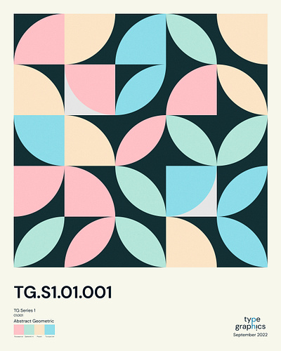 Type.Graphics's Series Collection branding graphic design pattern poster