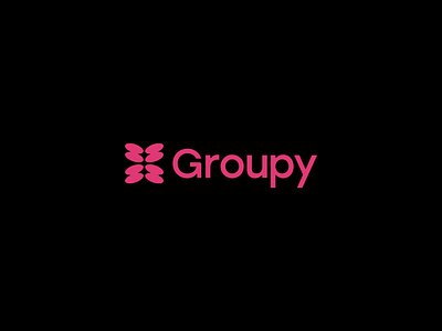 Groupy - Business Management Software agency brand branding business clean design graphic design handcrafted icon iconic logo design logofolio logomark minimal modern silicon valley startup studio symbol timeless