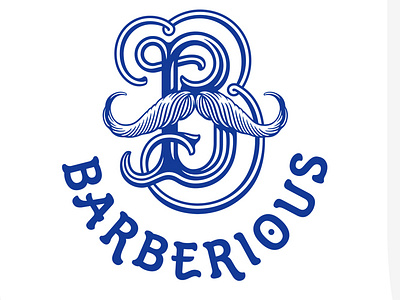 Barberious / Logo & sketches barber logo barber shop barberious branding dkdezign graphic design hand draving logo hand sketches logo logo design logo design project logo sketches
