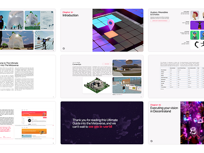 The Ultimate Guide Into The Metaverse 3d dao decentraland editorial editorial design ethereum guide indesign metaverse