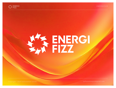 EnergiFizz Logo Design (Unused) brand identity branding drink logo energy energy drink logo energy logo fizz logo graphic design logo logo design power power logo refreshing speed visual identity