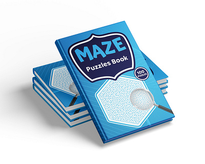 Puzzle Book Design activity book bookcover branding cover design design graphic design illustration logo ui vector