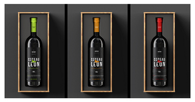 Vin Côteau du Léon design print wine