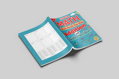Math Book activity book bookcover branding cover design design graphic design illustration logo ui vector