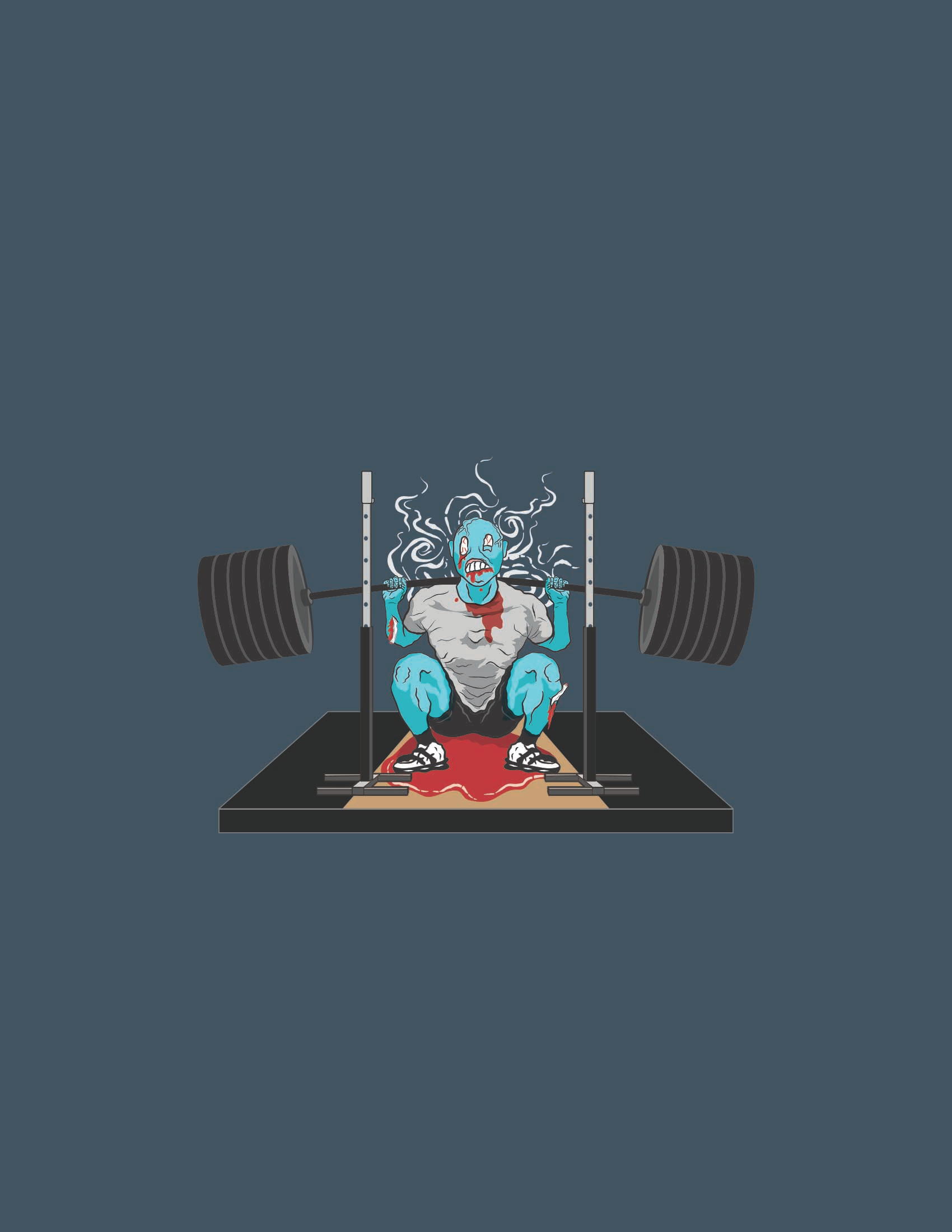 Agony Athletics branding clothing illustration logo design