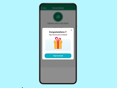 Tap and reveal reward animation app design design figma gamification gift prototyping reward tap to reveal ui design