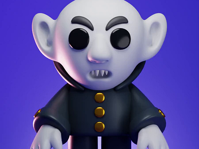 Nosferatu 3D Character 3d 3d art 3d artist 3d character 3d character art 3d design 3d illustration 3d model 3d modeling 3d modelling blender 3d blender cycles blender eevee character character modelling design graphic design illustration