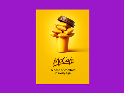 PUBLICITY - MC CAFE branding cafeine coffee comfort cup design dose drink graphic design icon identity illustration logo marks mccafe mcdo symbol ui