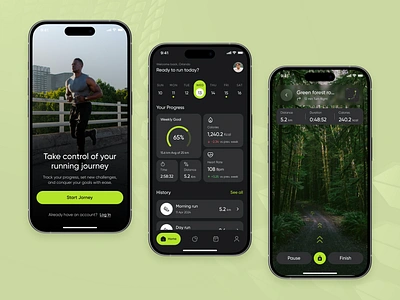 Mobile App for Sports Domain ai app design fitness app interface design mobile mobile app running app sport app sports app tracking ui uidesign uiux user interface ux uxdesign widget