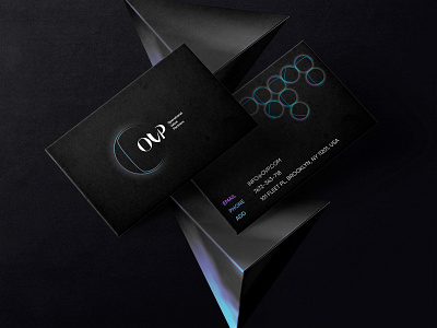 OVP Business Card Design brand book brand identity branding business card business card design dark graphic design logo minimal stationery visual identity