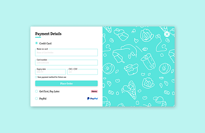 Credit Card Checkout DailyUI #2 card credit dailyui design figma form popup ui uichallenge web webdesign