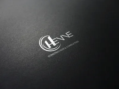HENNE Construction & Consulting Logo branding graphic design logo