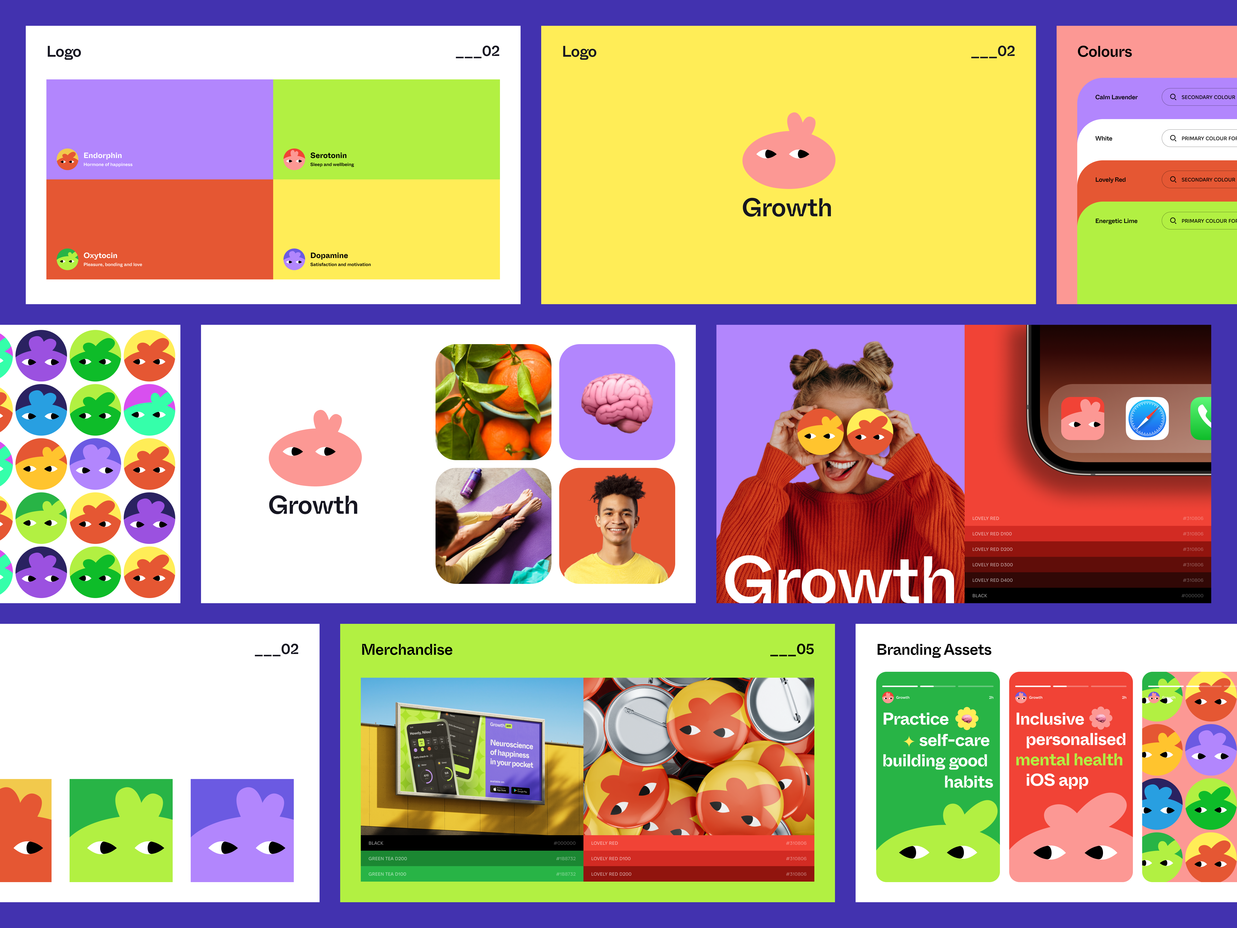 Growth: Mental Health App & Brand Identity Exploration
