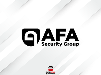 Logo proposal for AFA Security Group branding design flat illustration illustrator logo minimal photoshop vector