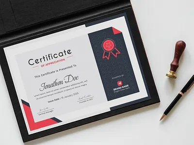 Certificate Template high quality