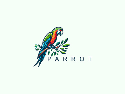 Parrot Logo parrot parrot logo parrot logo design parrot vector logo parrots parrots logo