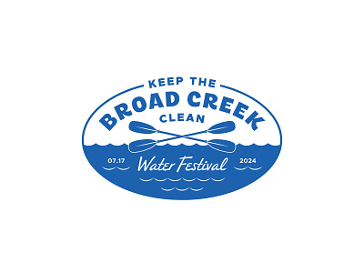 Keep the Broad Creek Clean blue clean cleanup event festival hhi hilton head island kayak ocean paddle vector water