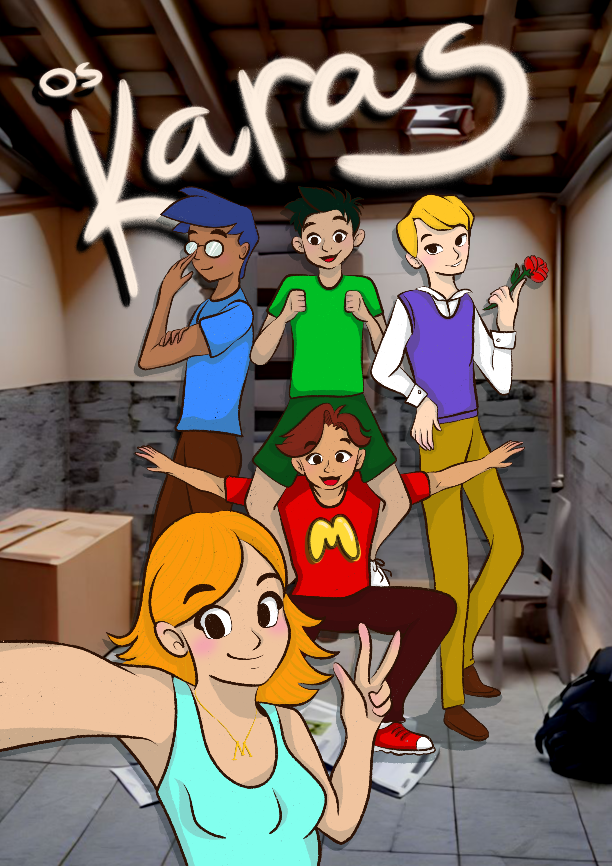 Os Karas animation branding brasil desenho design friends graphic design illustration ilustração livro logo os karas pedro bandeira ui ux vector