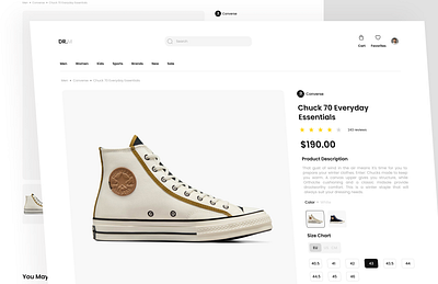 Shoes E- Commerce clelan design online shop shoes shoes e commerce