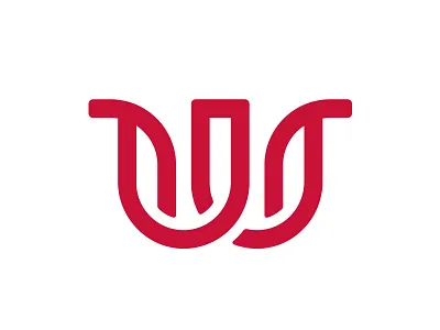 Westwater Supply Rebrand branding graphic design illustrator initials logo monogram red service ws