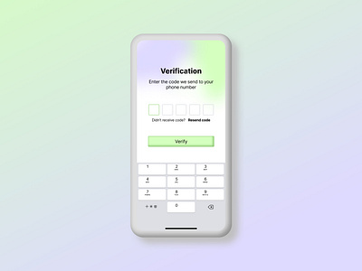 Code Verification Screen 3d design code code verification code verification screen daily ui daily ui challenge daily ui challenges design green malewicz otp otp screen pin screen ui ui challenge ui daily challenge ui design verification verification pin screen