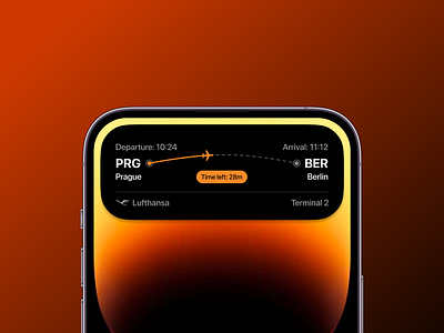 Boarding Pass – Daily UI – #024 boarding boarding pass daily ui dailyui dynamic dynamic island ios iphone mobile ui ui ux
