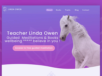 Book Author website graphic design web design