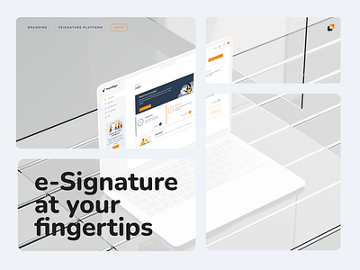 YumiSign - eSignature WebApp dashboard electronic signature esignature interface nunito platform ui design ux design uxui web application webapp