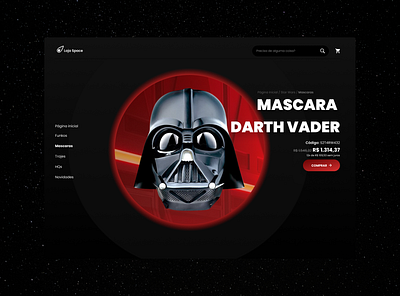 Daily UI #012 - E-commerce Shop challenge daily ui darth vader design figma star wars ui website