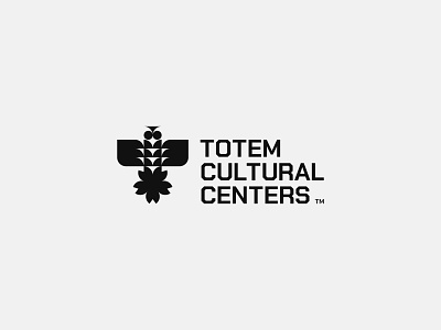 Totem Cultural Centers bc brand branding clean cultural graphic design icon identitydesign illustrator logo logomark logotype mark minimal pnw symbol totem visualidentity
