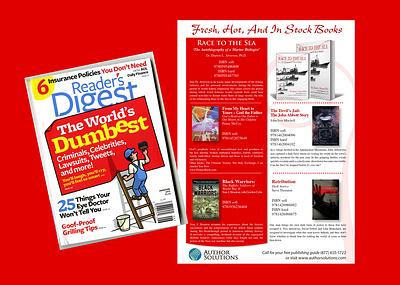 Full page ad - Readers Digest graphic design magazine print readers digest