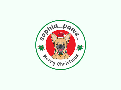 Christmas and Thanksgiving Themed Dog Logo animal logo cartoon logo christmaslogo dog logo illustration logo design mascot logo merry christmas pet shop logo thanksgiving logo
