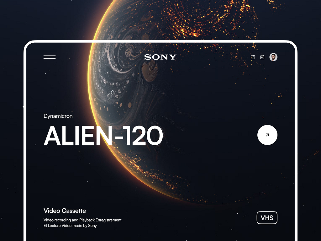 Sony VHS UI - 5 by Nicholas Ergemla on Dribbble