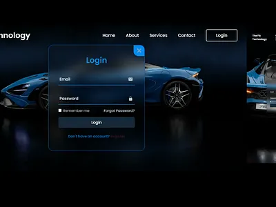 car landing page 3d animation bhadohi car car showroom car website css gaurav tripathi html india indian js landing page modern the car video web design web designer web page website