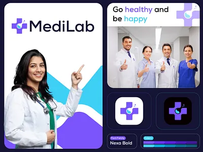 MediLab Logo Design brand identity branding clinic creative logo dental health logo healthcare lab logo logo logo design logo designer logo idea logo maker online medcal health medical logo medical student medilab minimalist logo modern logo patient