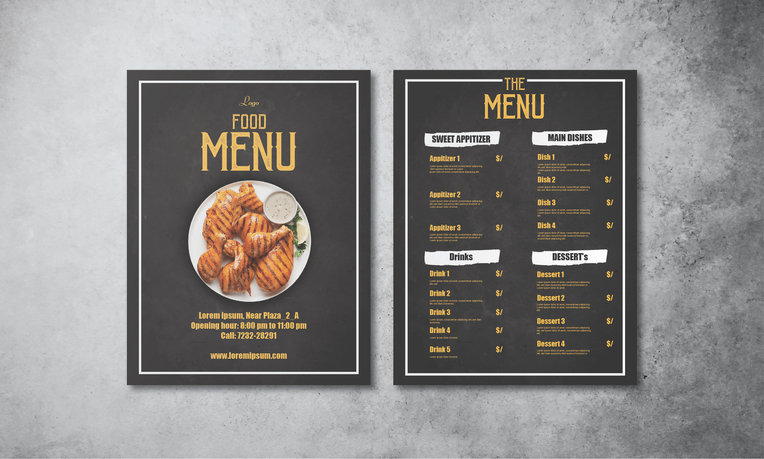 Example service media