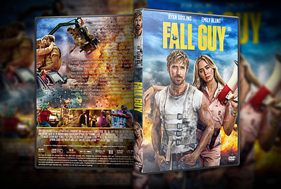 The Fall Guy DVD Cover design dvd dvdcover dvdcustomcover photoshop