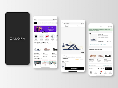 Zalora Indonesia - Interface Revamp application fashion mobile app online shop shopping store ui ui design uiux ux zalora
