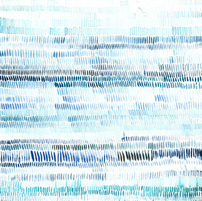 Blue Meditation I abstract background brushstrokes lines meditation pattern textural watercolor watercolour