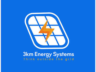 3KM Energy Systems Limited - Logo 3km energy systems limited 3kmenergy 3kmenergy.com branding business energy systems graphic design logo logo design solar power systems