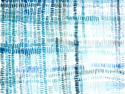 Blue Meditation II background blue brushstrokes organic tartan texture watercolor watercolour