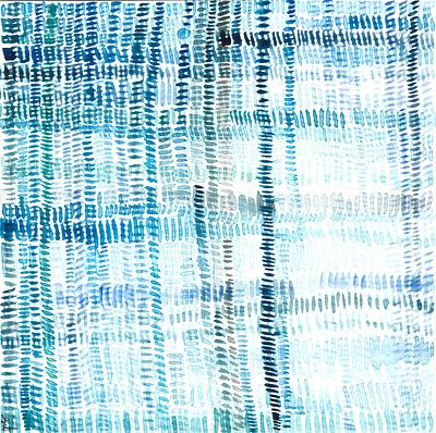 Blue Meditation II background blue brushstrokes organic tartan texture watercolor watercolour