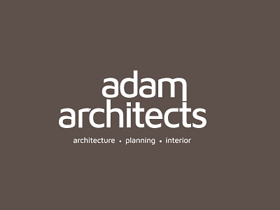 Adam Architects adam logo architects logo creative logo design logo