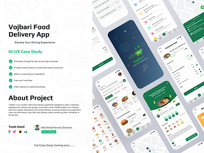 Vojbari Food Delivery App dinnerdilemma eatlocal fooddeliveryapp fooddeliverydeals foodie foodreview freedelivery mobileapp supportlocal uiuxdesign